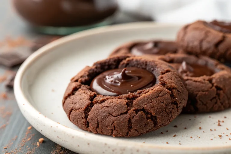 Chocolate Thumbprint Cookies – In Bloom Bakery