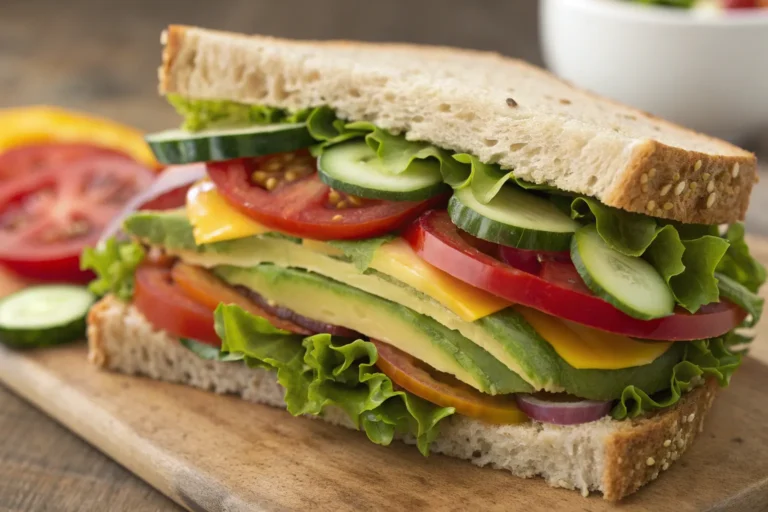 Fresh Veggie Sandwich Recipe