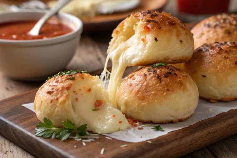 Gooey Mozzarella Biscuit Bombs