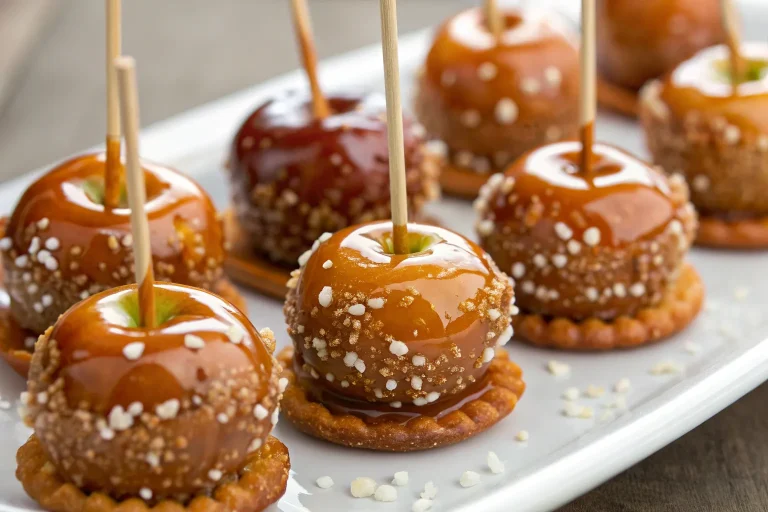 Caramel Apple Pretzel Bites