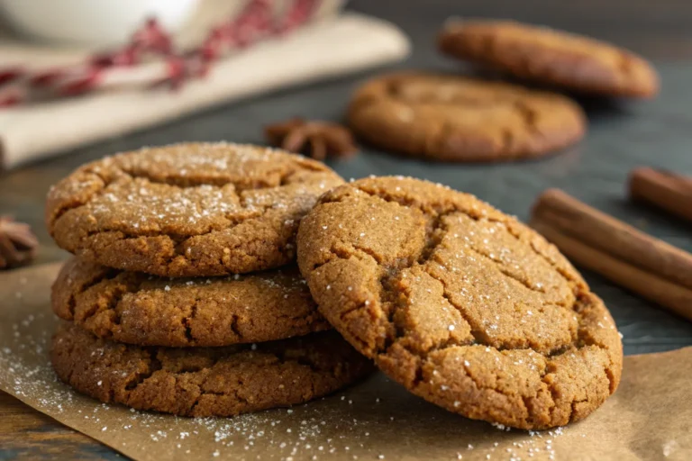 Gingersnap Molasses Chewy Cookies – The Perfect Holiday Treat
