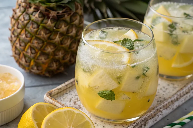 Pineapple Lemonade Punch – A Refreshing Tropical Drink