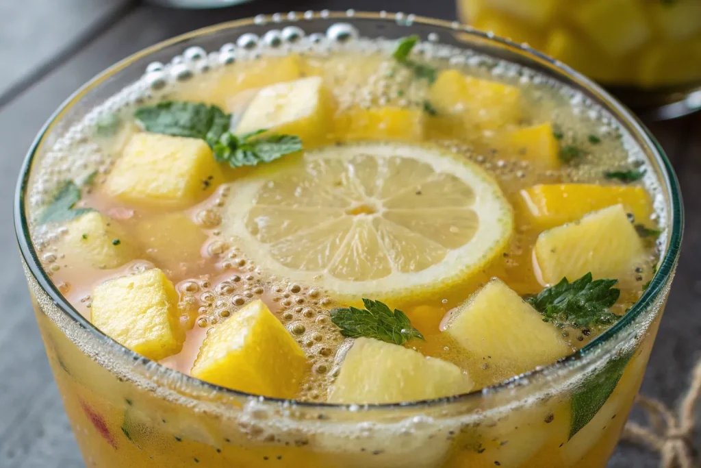 Pineapple Lemonade Punch – A Refreshing Tropical Drink