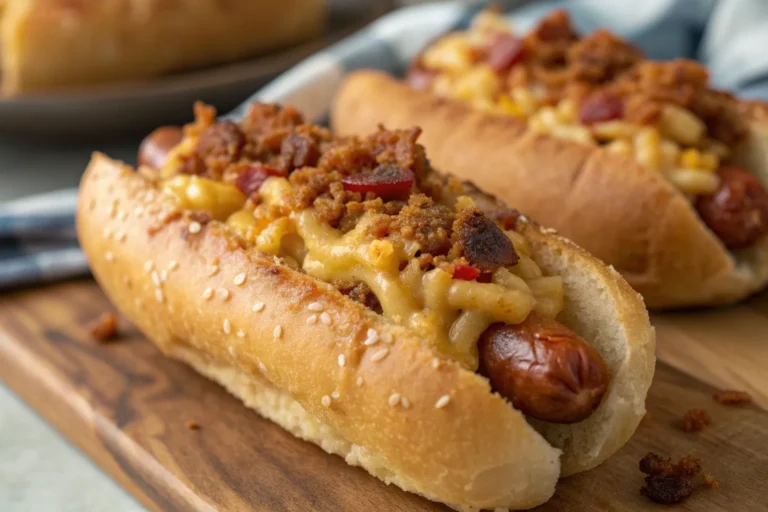 Air Fryer Bacon Mac Dogs