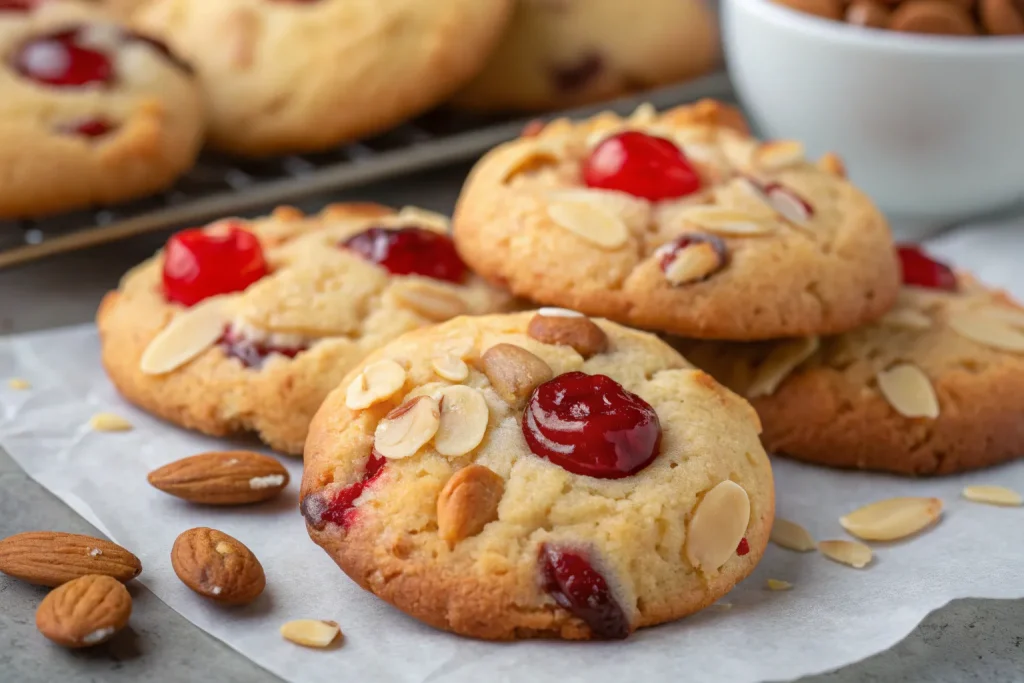 Almond Cherry Cookies – A Festive Holiday Delight