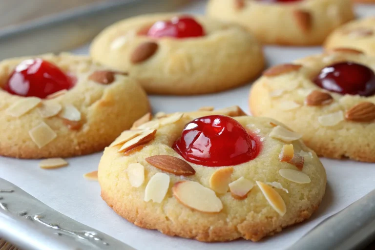 Almond Cherry Cookies – A Festive Holiday Delight