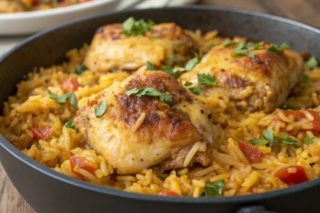 Arroz Con Pollo Cheesy Chicken