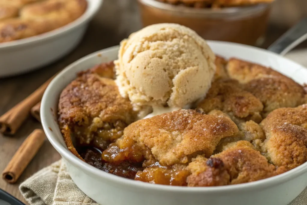 Brown Butter Snickerdoodle Cobbler