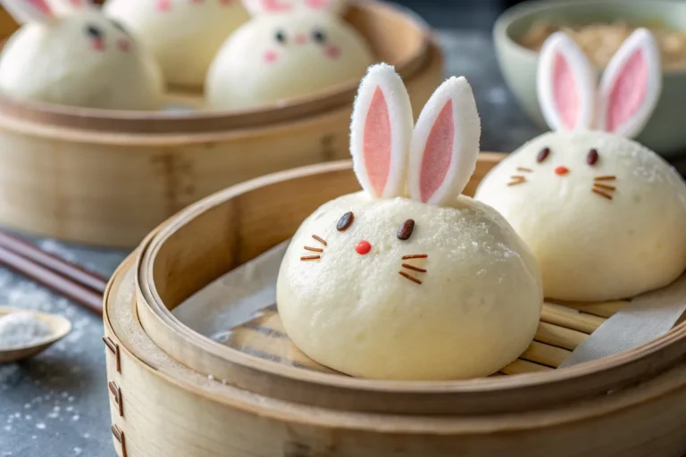 Bunny Custard Steamed Buns