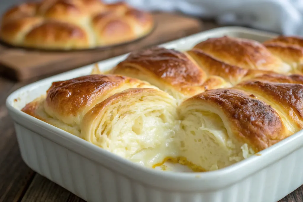 Cheesecake Crescent Rolls Casserole