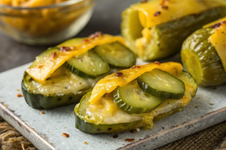 Cheesy Pickle Bombs