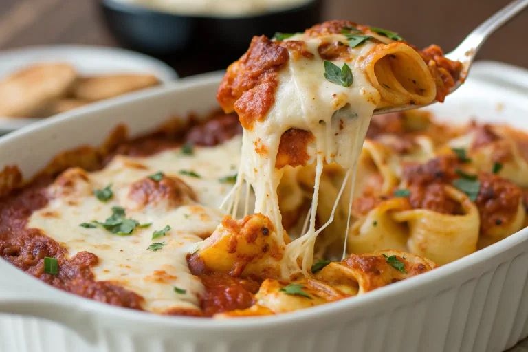 Cheesy Pizza Tortellini Bake