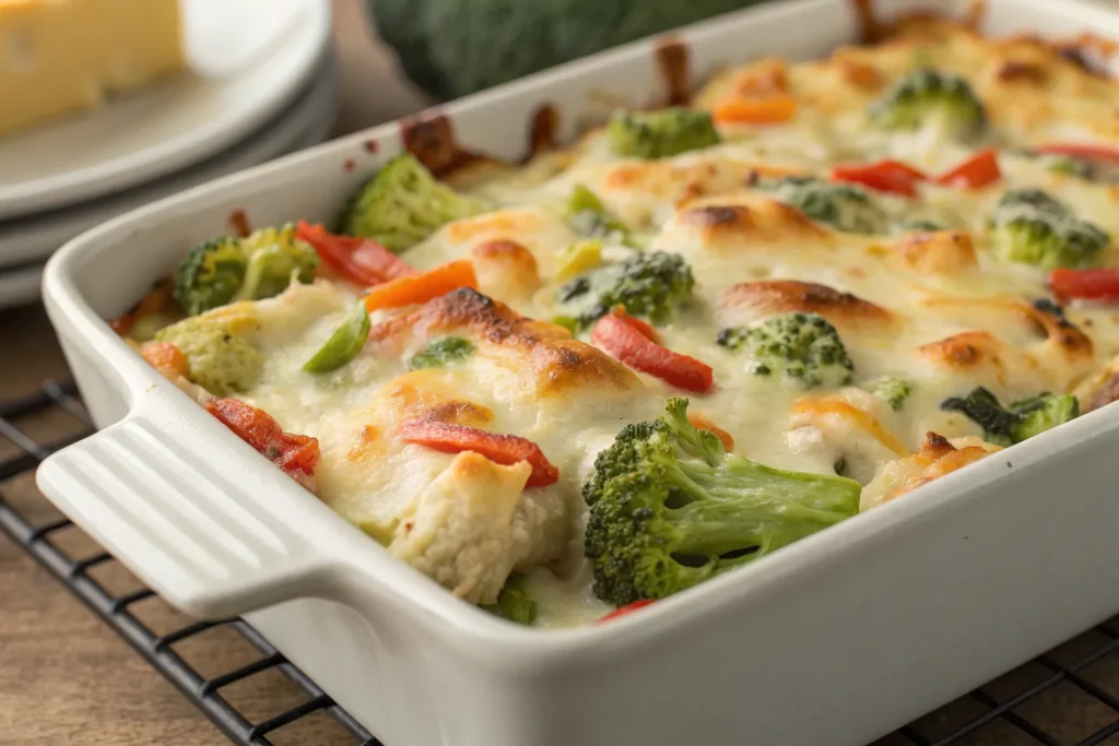 Cheesy Vegetable Casserole Bake