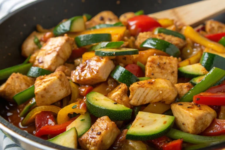 Chicken Zucchini Stir Fry