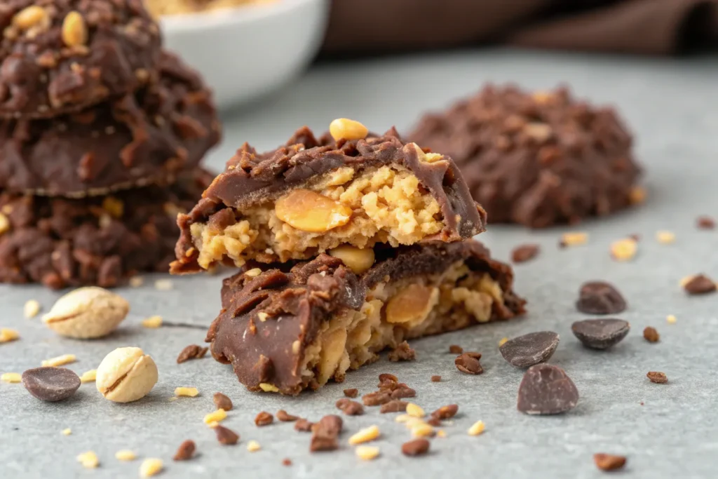 Chocolate Peanut Butter Haystacks