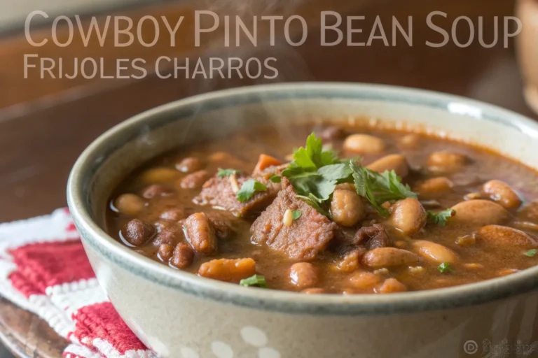 Cowboy Pinto Bean Soup (Frijoles Charros)