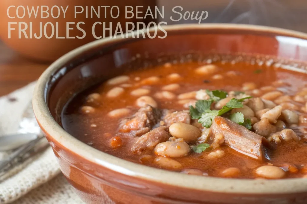 Cowboy Pinto Bean Soup (Frijoles Charros)