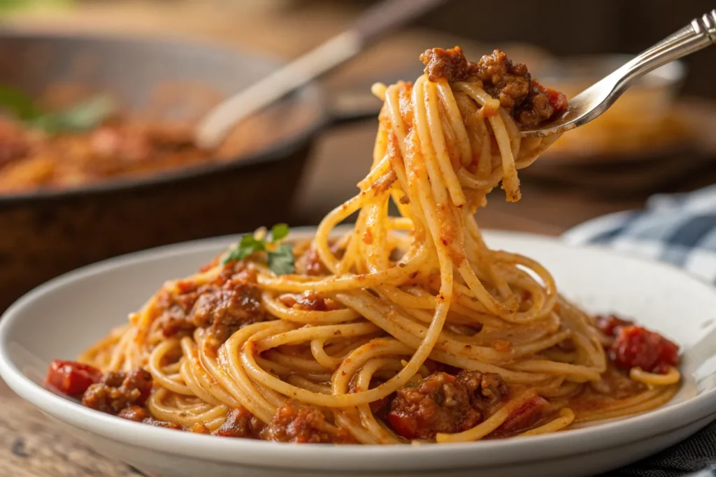 Cowboy Spaghetti | Hearty Pasta Recipe