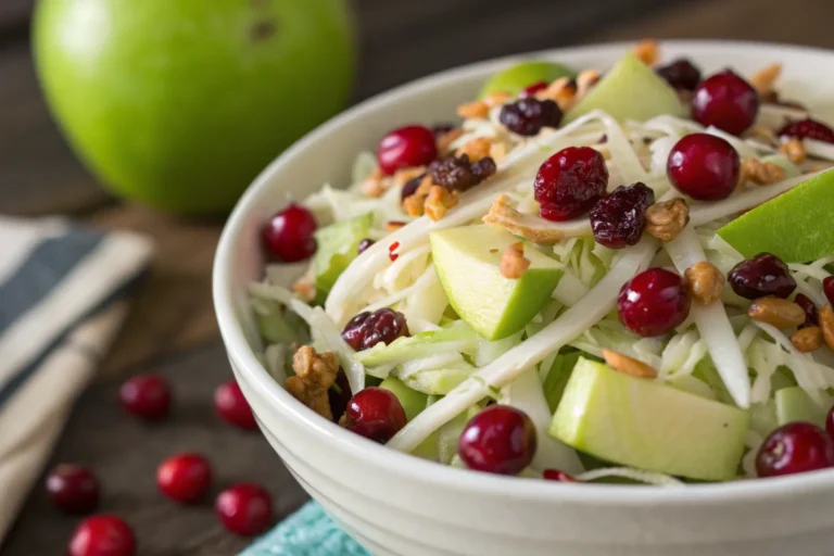 Cranberry Apple Coleslaw