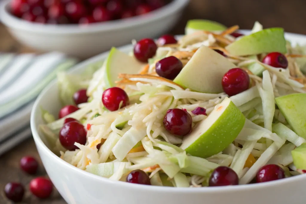 Cranberry Apple Coleslaw