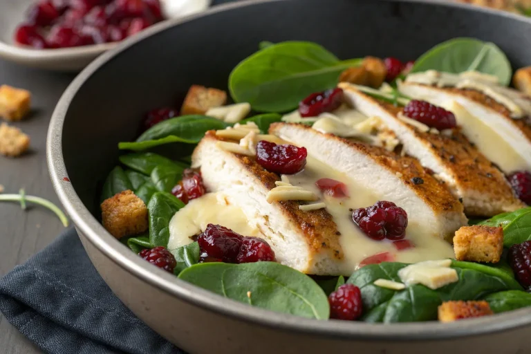 Cranberry Spinach Chicken Brie – A Gourmet Twist on Comfort Food
