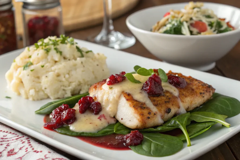 Cranberry Spinach Chicken Brie – A Gourmet Twist on Comfort Food