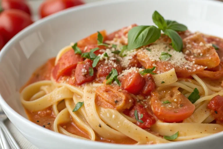 Creamy Cajun Tomato Pasta