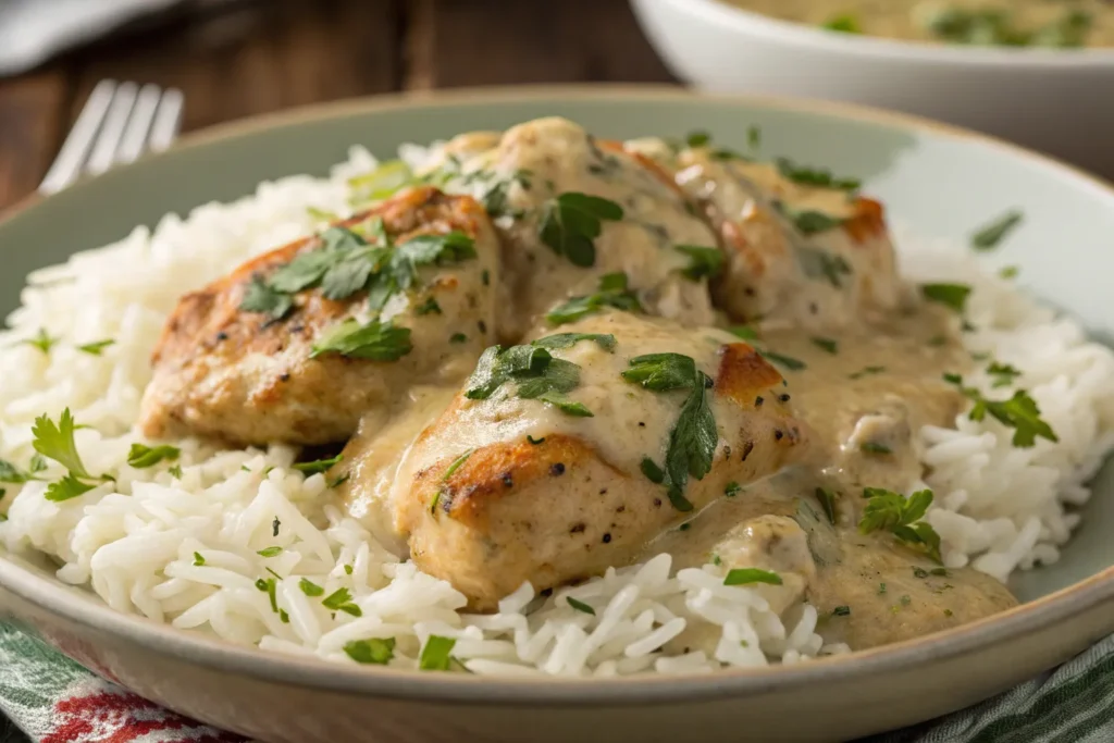 Creamy Herb Chicken & Basmati Rice