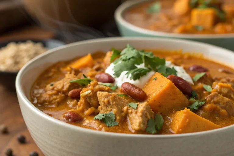 Creamy Turkey Pumpkin Chili