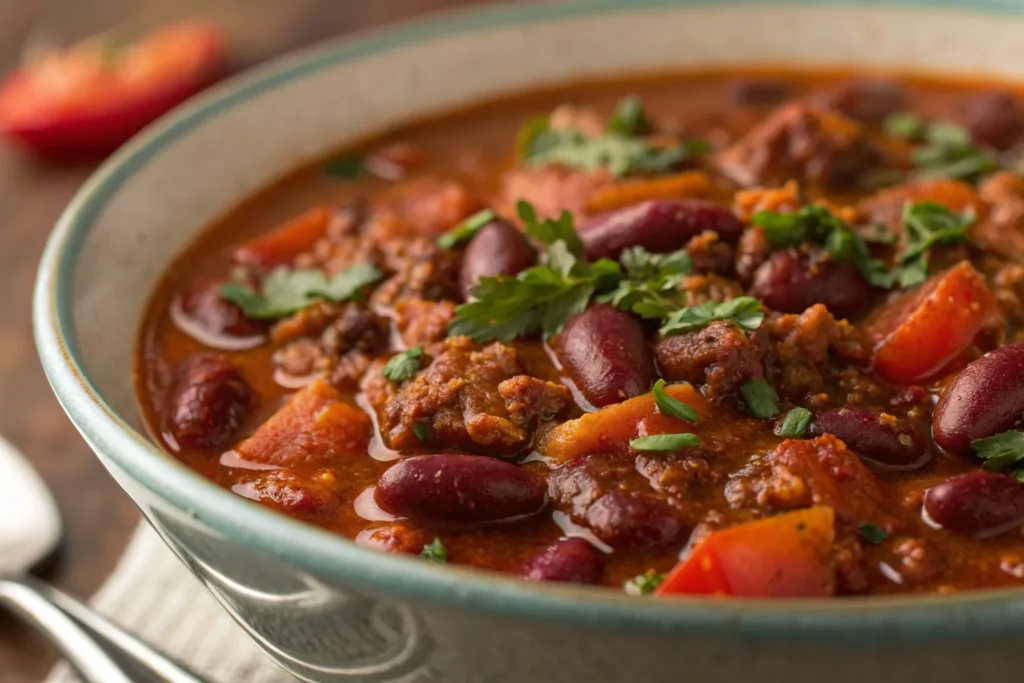 Easy Stovetop Chili with Ground Beef Ready in 30 Minutes