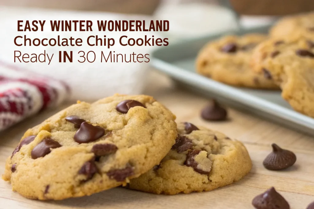 Easy Winter Wonderland Chocolate Chip Cookies Ready in 30 Minutes