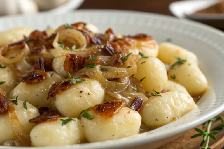 French Onion Gnocchi