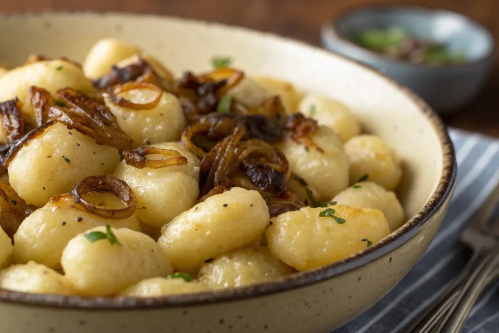French Onion Gnocchi