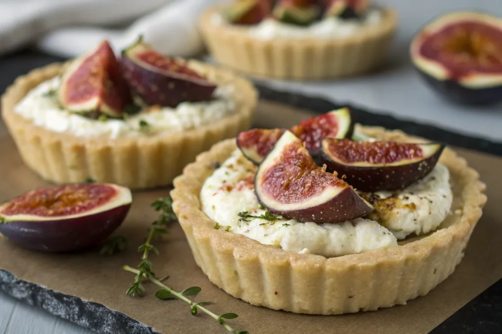 Goat Cheese and Fig Tartlets