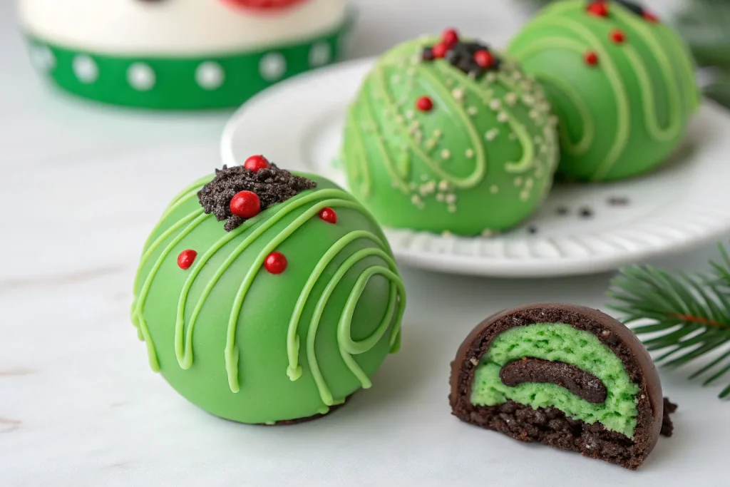 Grinch Oreo Balls – A Festive No-Bake Holiday Treat