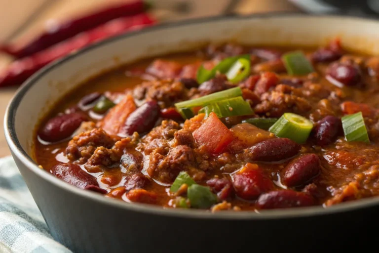 Ground Beef Stovetop Chili