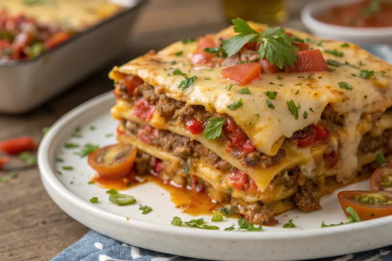 Heavenly Mexican Lasagna