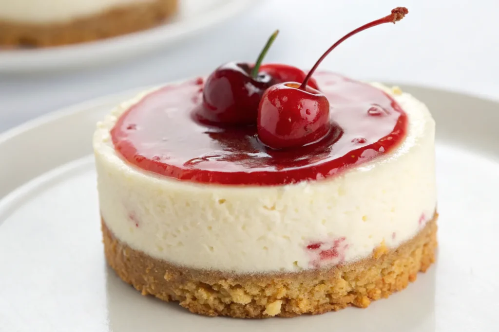 Mini Cherry Cheesecakes