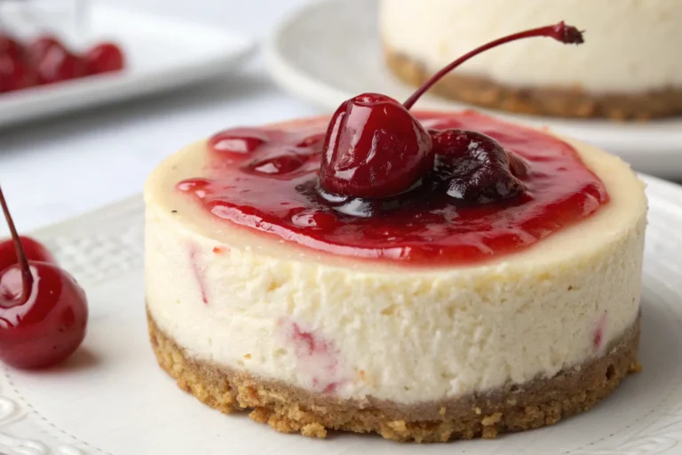 Mini Cherry Cheesecakes