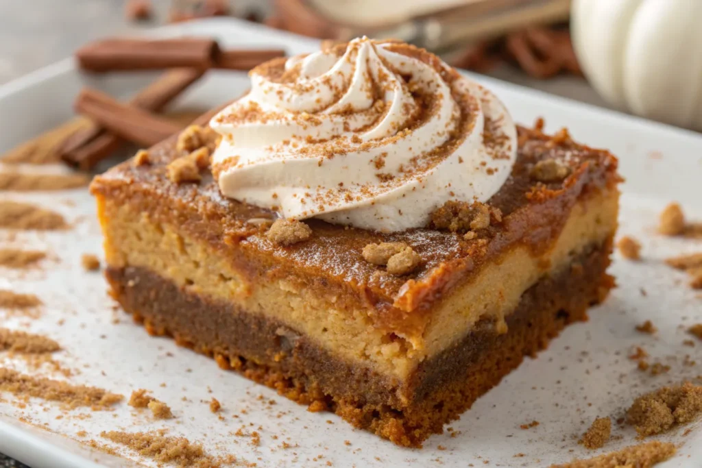 Pumpkin Spice Gooey Cake