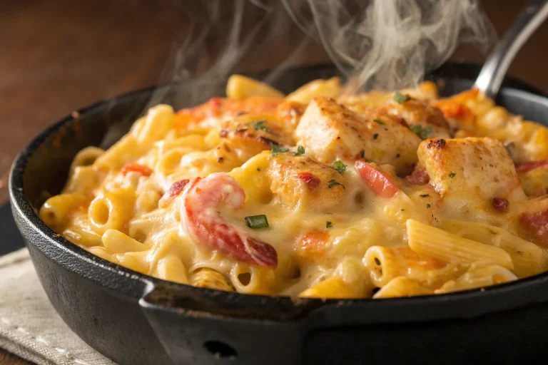 Seafood Mac with Colby Jack Cheese