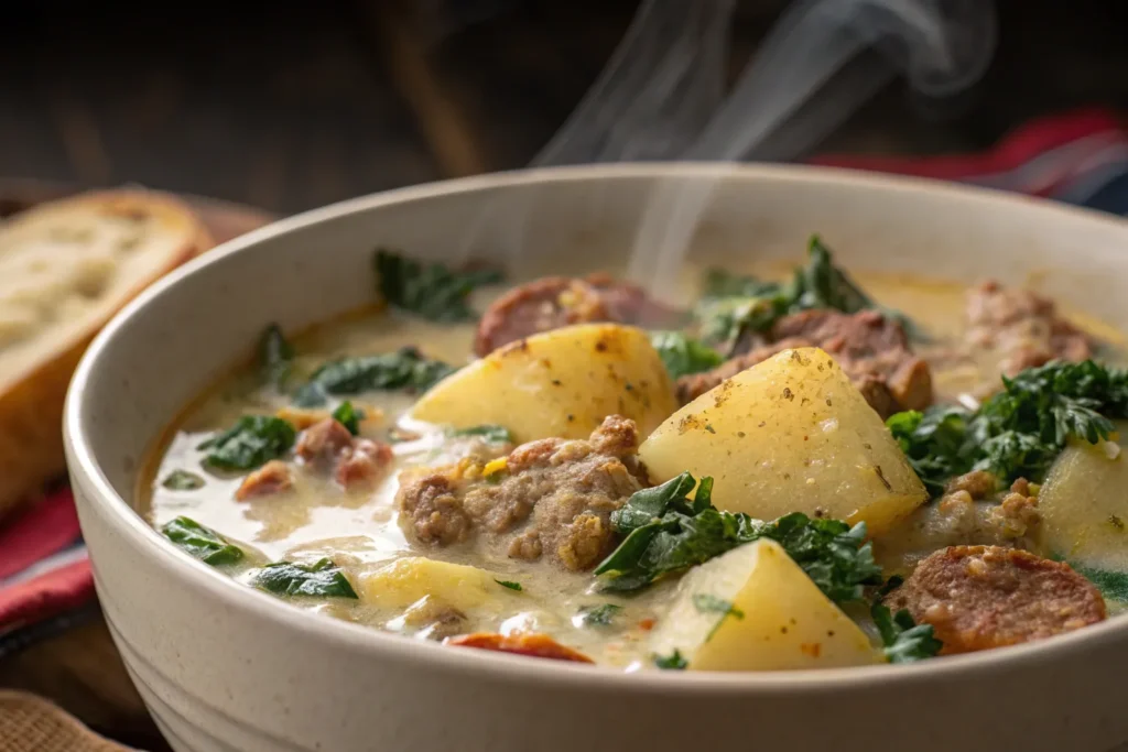 Zuppa Toscana with Potatoes and Sausage