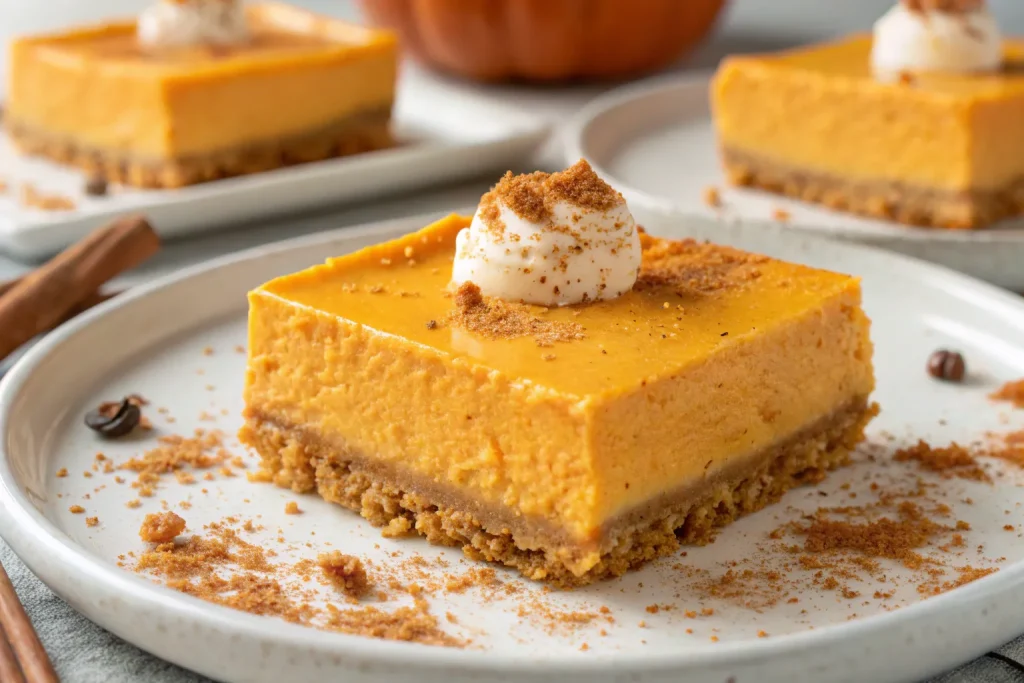 Pumpkin Cheesecake Delight Dessert