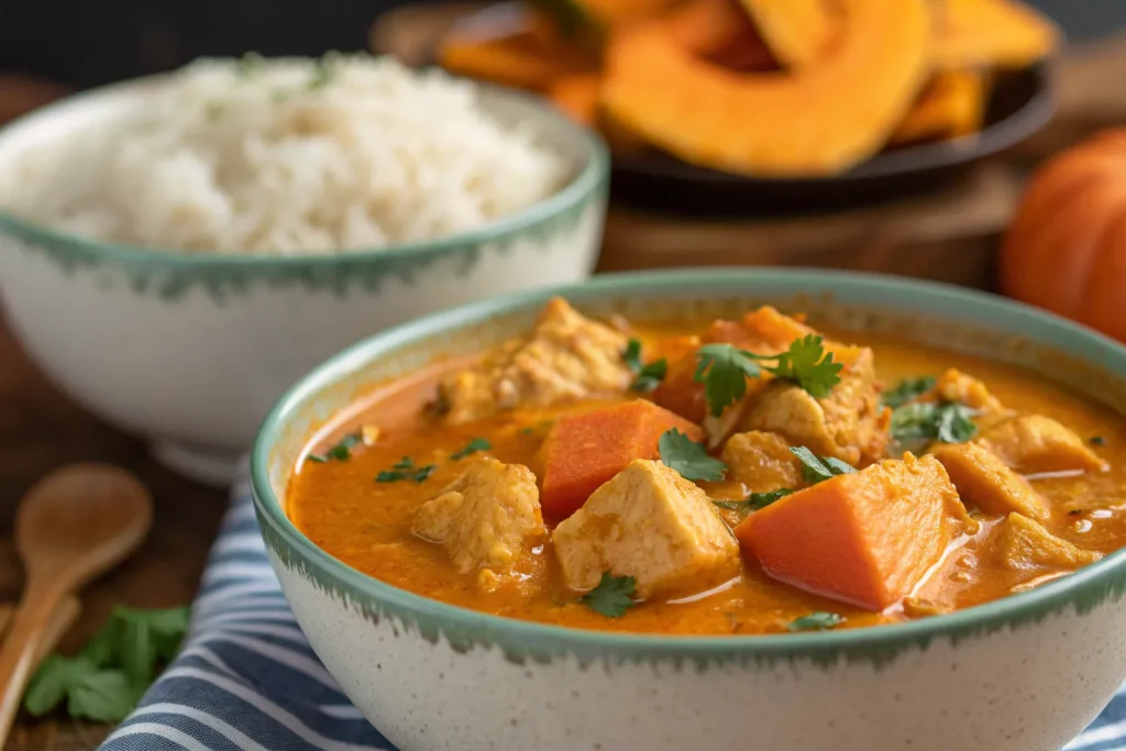 Thai Pumpkin Curry Chicken – A Cozy Fall Dinner with Thai Flavors
