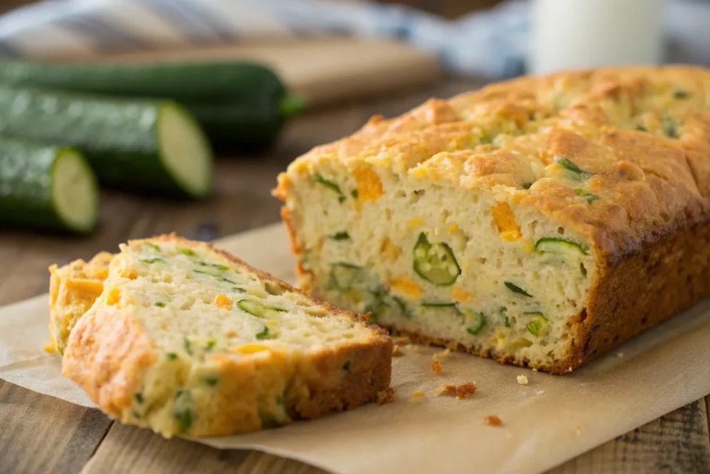 Zucchini Cheddar Quick Bread