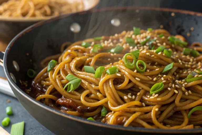 Hoisin Garlic Noodles Skillet