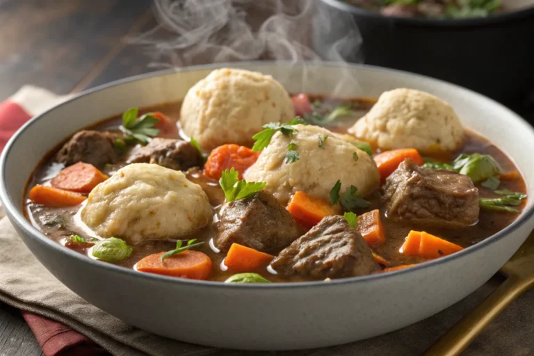 Beef Stew and Dumplings