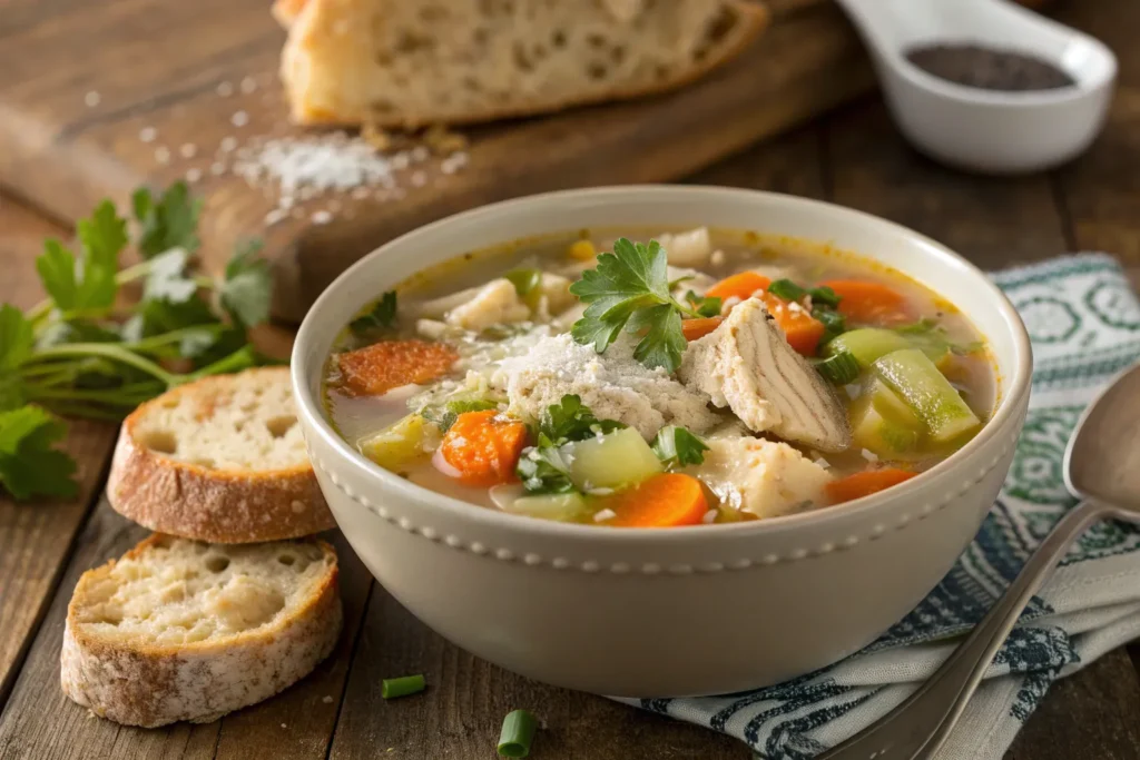 Tuscan-Style Chicken Soup
