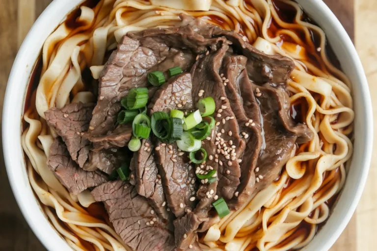Slow Cooker Korean Beef Noodles – Tender, Flavorful, and Easy