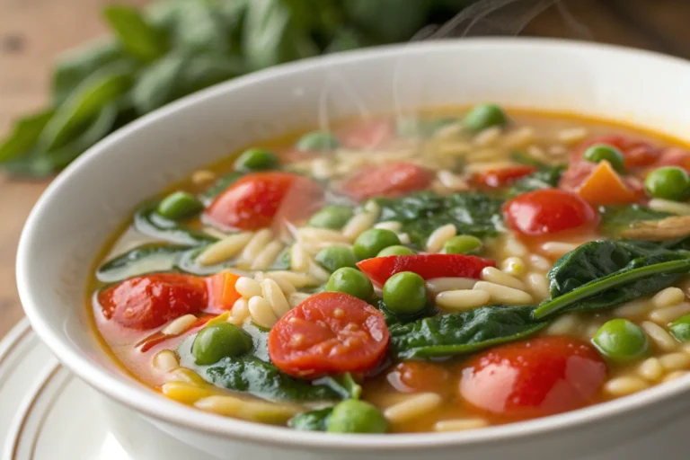 Mediterranean Orzo Soup
